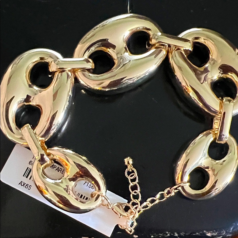 Gold Mariner Chain Link Bracelet